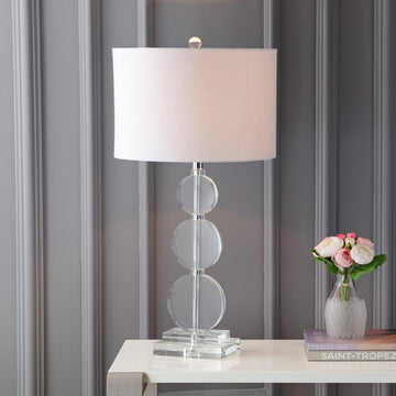 Paisley 29.5" Crystal LED Table Lamp - JONATHAN Y